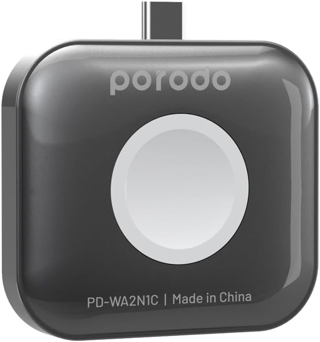 شاحن Porodo مزدوج Dock للساعات وسماعات الأذن
