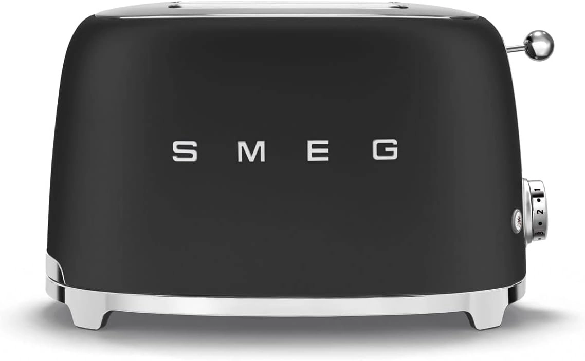 Smeg Тостер на 3 ломтика Black MAT (TSF01BLMUK)