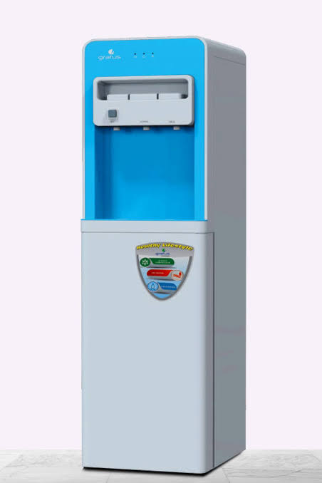 Gratus 3-Tap Floor Standing Water Dispenser with Cabinet GWD2132ACFCW