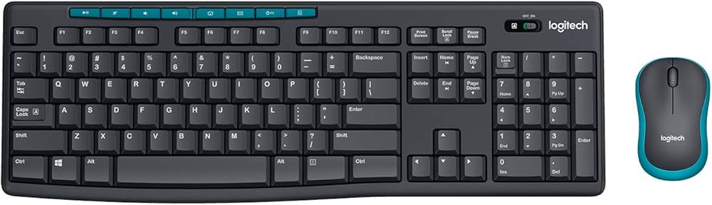 Logitech مجموعة لوحة مفاتيح وماوس لاسلكية MK275