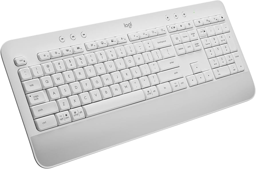لوجيتك K650 Signature كيبورد بلوتوث أبيض