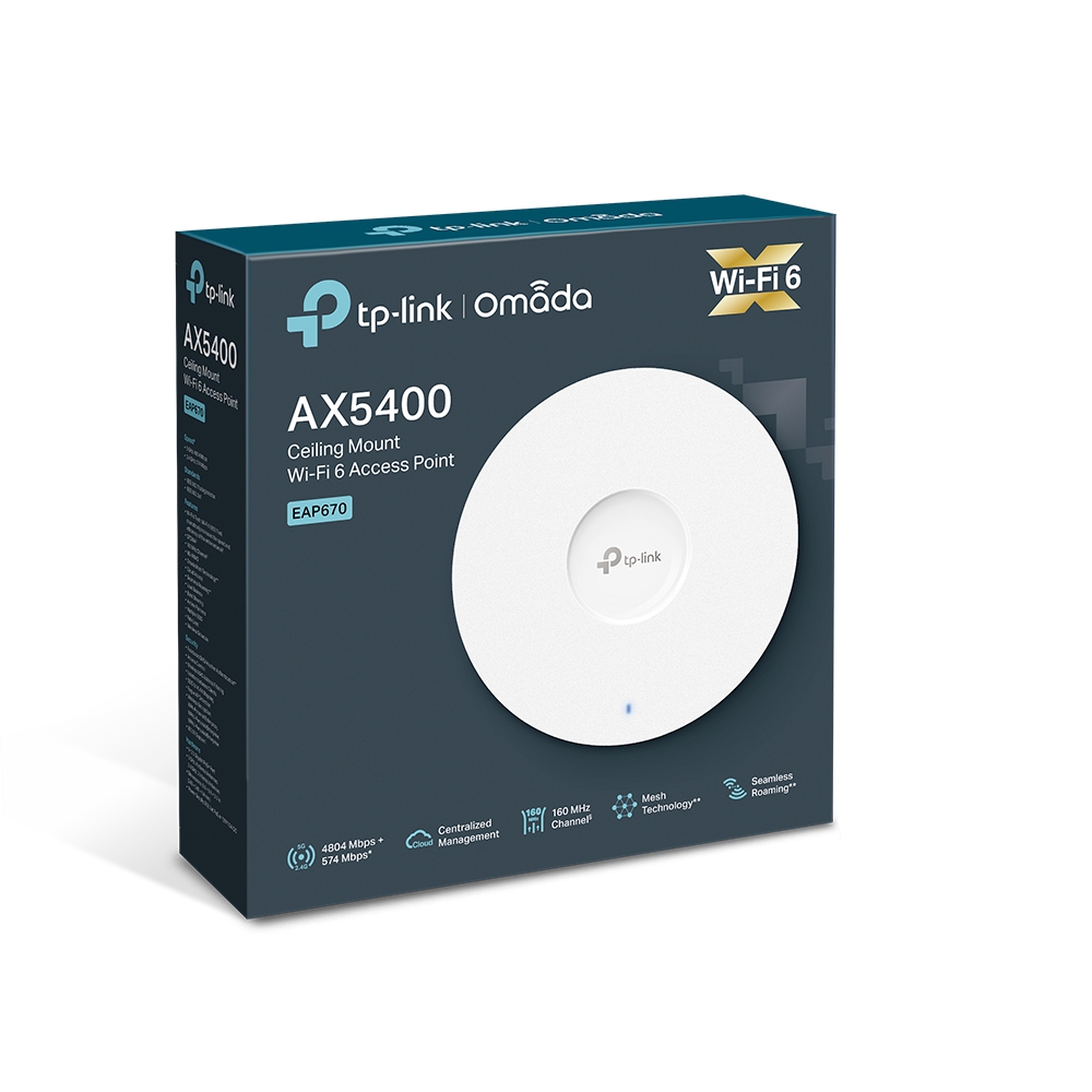 TP-Link نقطة وصول سقفية AX5400 WiFi 6 EAP670