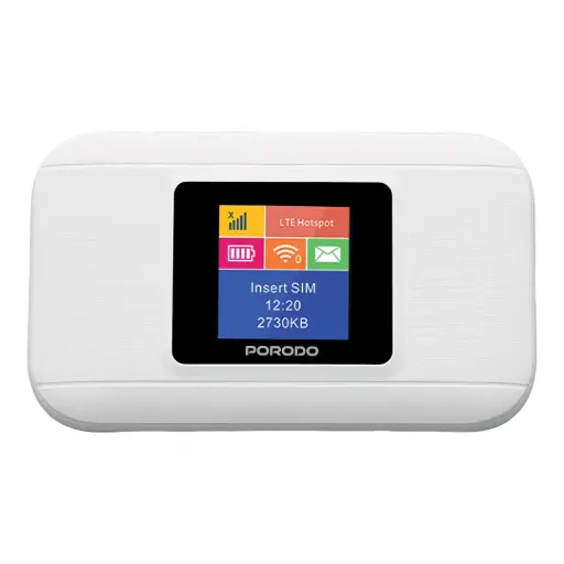 راوتر Wi-Fi محمول Porodo Nexfi ‏4G LTE‏ 3000mAh