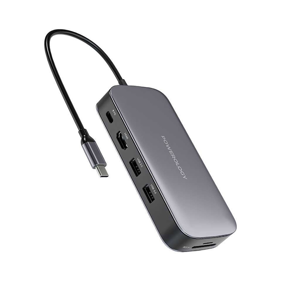 Powerology USB-C hub & SSD 512GB