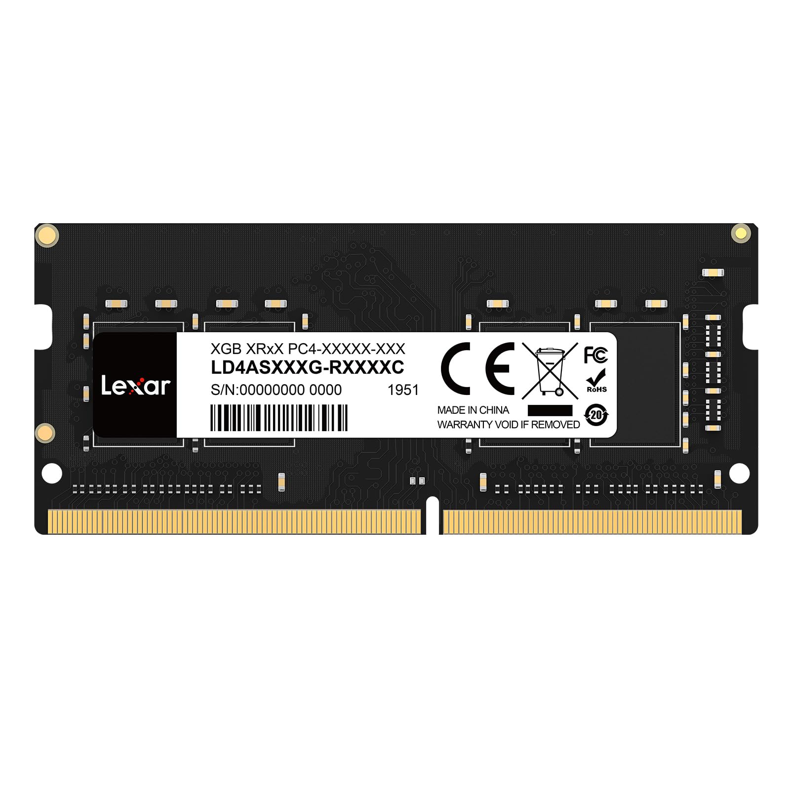 Lexar ذاكرة RAM ‏8GB DDR4 Laptop 3200