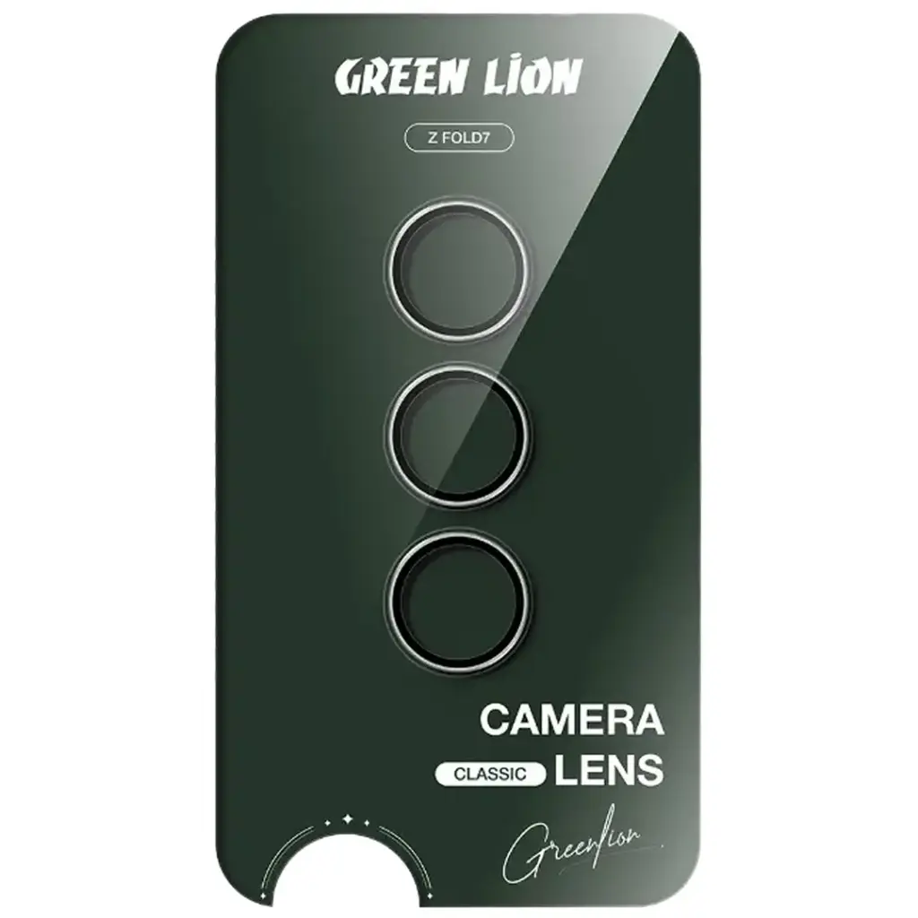 Green Lion كلاسيك عدسة كاميرا لهاتف Z Fold 7