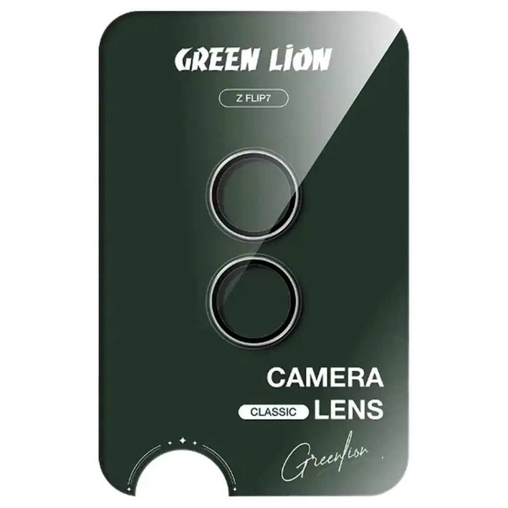 Green Lion كلاسيك عدسة كاميرا لهاتف Z Flip 7