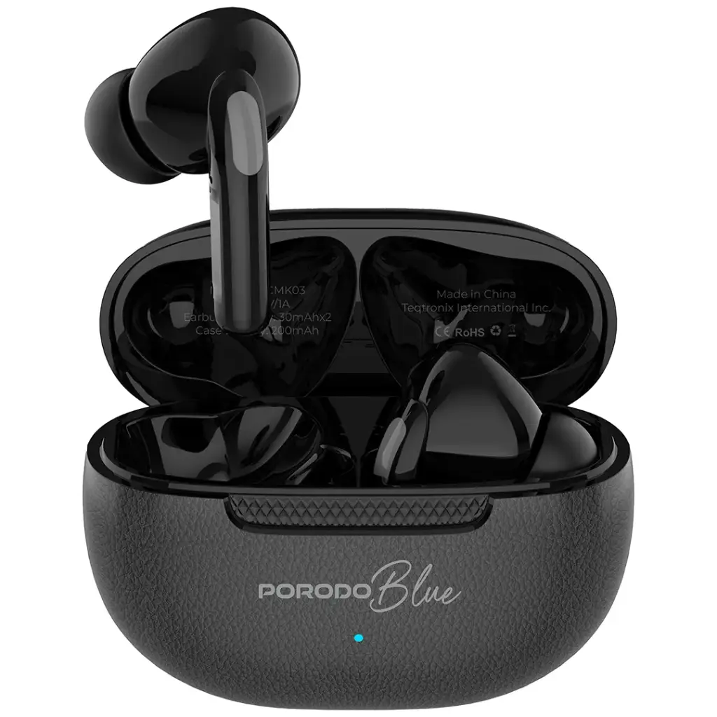 Porodo Blue Voxara TWS wireless earbuds BT5.3 IPX4 (PBCMK03BK)