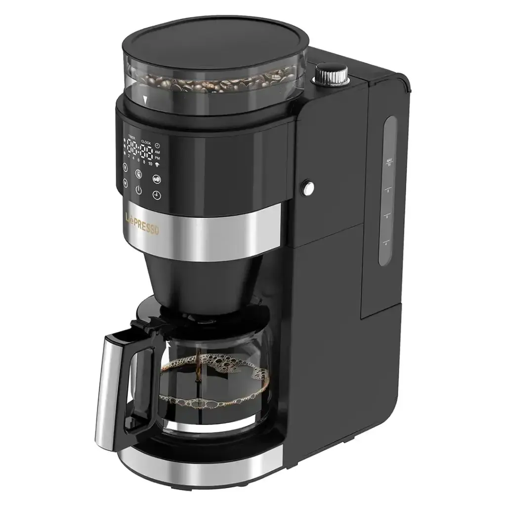 LePresso RoastLab Ростер для Кофейных Зёрен 300 г 5 Профилей UK 3-Pin (LPCFFBR0055BK)