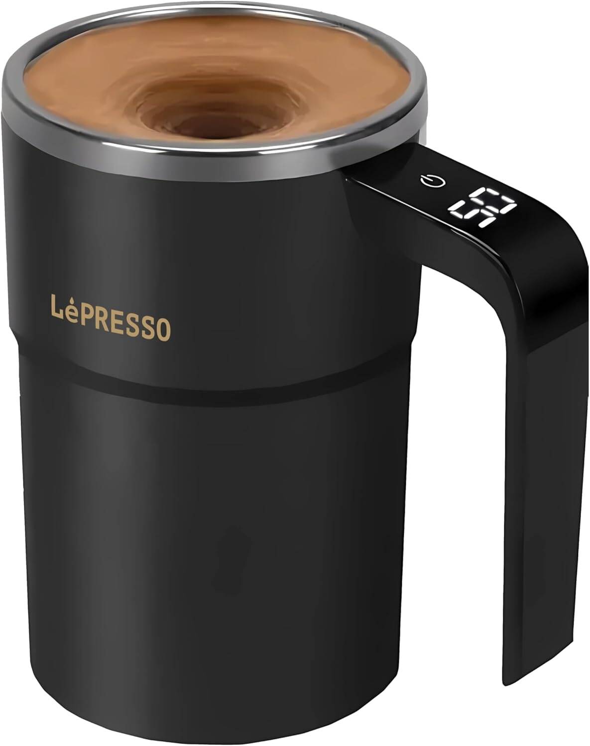 LePresso StirMagic Кружка с Автоматическим Перемешиванием 380 мл Сенсорное Управление (LPCFFM0018)