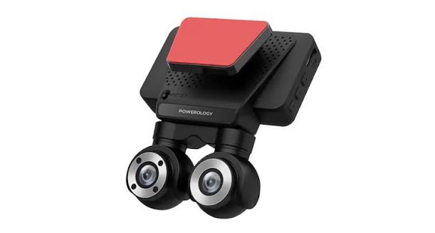 Powerology Dual Lens Dash Camera