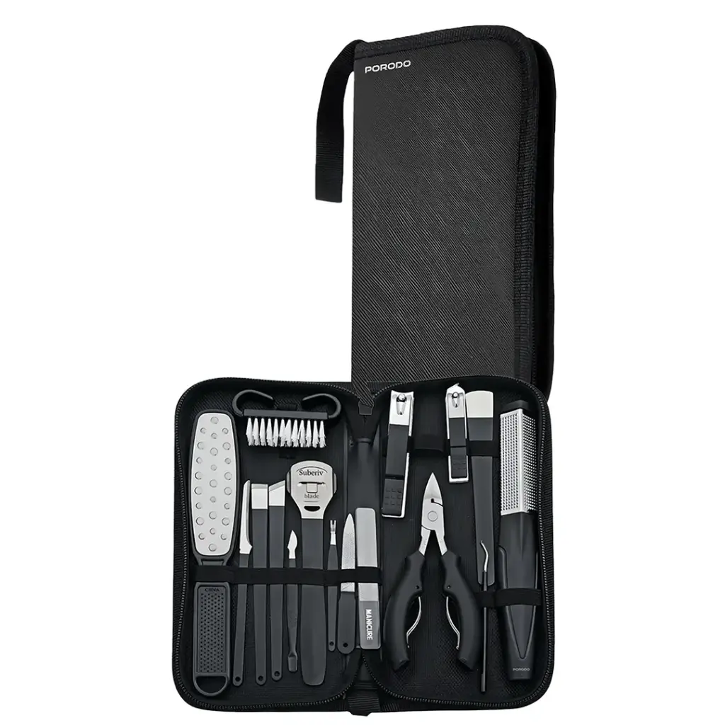 Porodo 16-in-1 Portable Nail Clipper Set