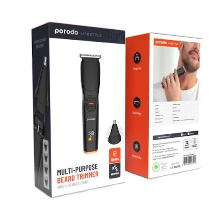 Porodo Lifestyle Multi-Purpose Beard Trimmer & Shaver