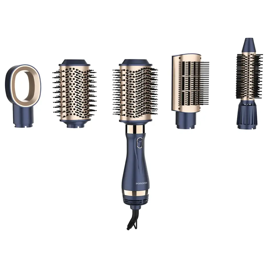 Porodo 5-in-1 Hot Air Brush Styling Set
