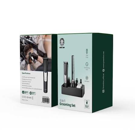 Green Lion 5-in-1 Grooming Set